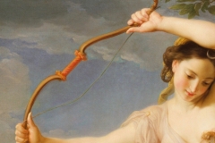 Detail of Cupid and Diana by Pompeo Bottoni, ca. 1761