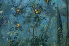 fresques murales de la Villa Livia, à Rome. Ier siècle. Vue n°1