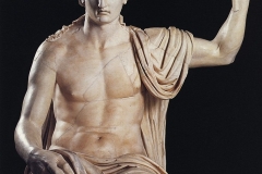Colossal Seated Statue of Augustus (Augustus as Jupiter Capitolinus). Marble. 1st century AD. Height 2.15 m.