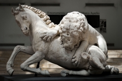 Lion Attacking a Horse, Greek, 325–300 B.C.