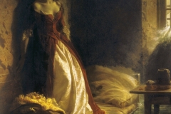 Princess Tarakanova, in the Peter and Paul Fortress at the Time of the Flood - Konstantin Flavitsky, 1864.