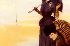 Sur La Plage, Le Tréport (On the Beach, Le Treport) - Albert Aublet, 1887.