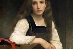 The Fair Spinner bouguereau