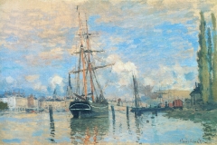 The Seine at Rouen, 1872
